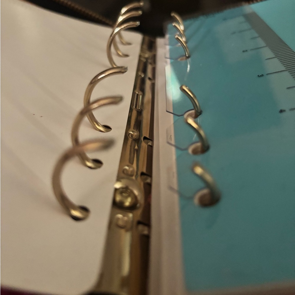 Kate Spade planner-Gold Hardware-Pink lining Black Pebbled Leather Zip Wellesley - Picture 7 of 16